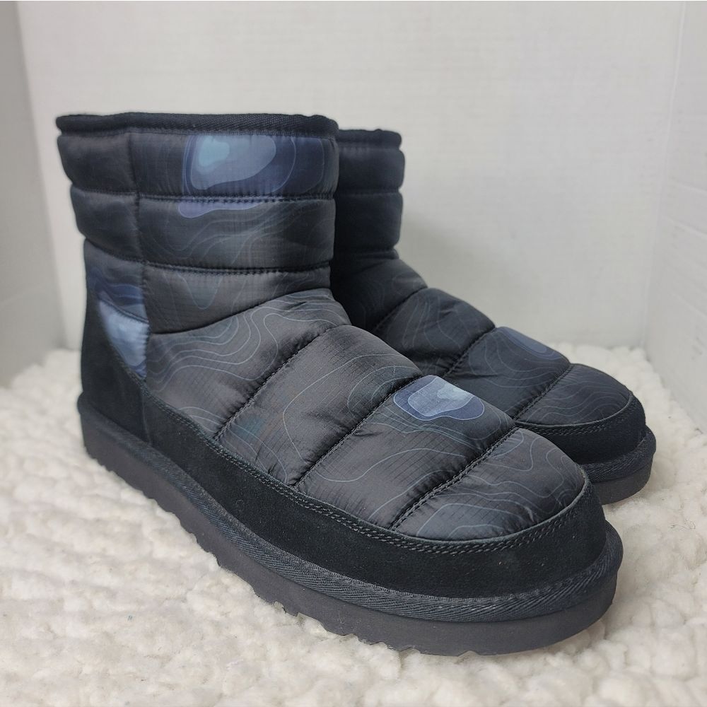 UGG Classic Mini LTA Cali Topo Desert Night Mens 11 Quilted Winter Boots 1134852